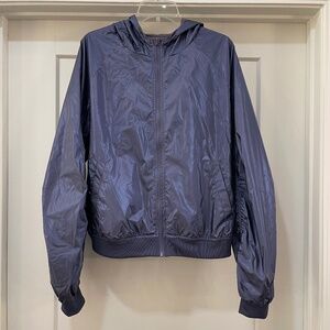 Fabletics Jacket XXL metallic blue purple mauve reversible